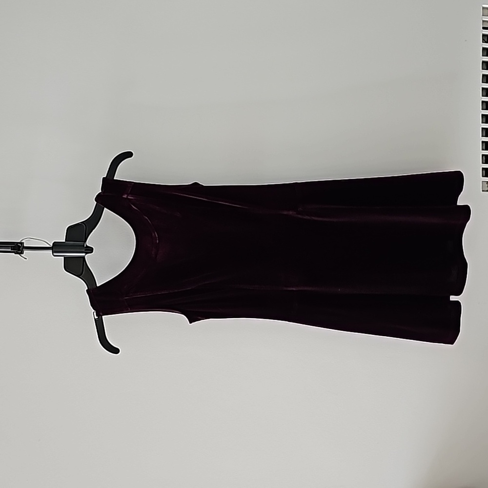 Velvet sleeveless dress